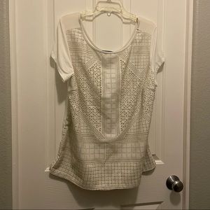 Tart Women’s White Top Size 1X